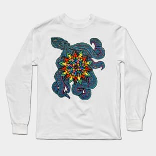 Octopus Mandala Long Sleeve T-Shirt